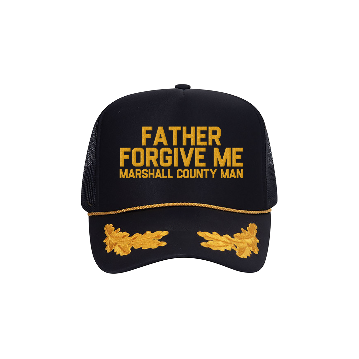 Father Forgive Me Trucker Hat